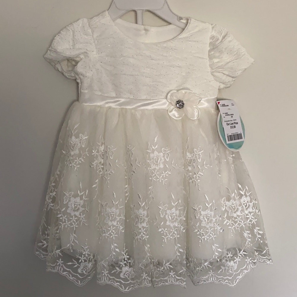 Baby girl champagne dress